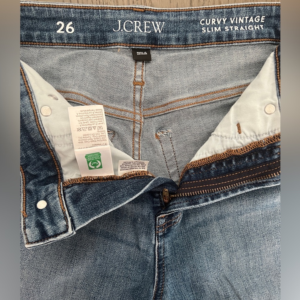 J. Crew Women’s Curvy Vintage Slim Straight - 26